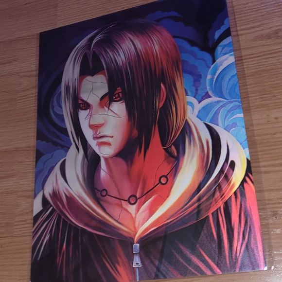 Poster 3D Lenticulaire Naruto 30x40cm – Itachi & Sasuke Qui Bougent !